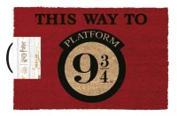 Ilustracja produktu Wycieraczka pod Drzwi Harry Potter - Tędy na peron 9 3/4 60x40 cm