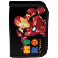 Ilustracja Paso Piórnik Dwuklapkowy bez Wyposażenia Avengers Iron Man AV22CI-001BW