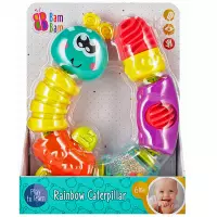 Ilustracja produktu Bam Bam Grzechotka Gąsienica Tęcza 541908