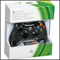 Ilustracja Xbox 360 Microsoft Wireless Controller Black