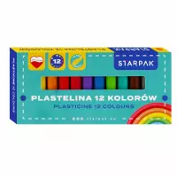Ilustracja produktu Starpak Plastelina 12 Kolorów 533623
