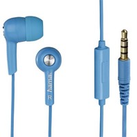 Ilustracja Hama Słuchawki Douszne HK2114 z Mikrofonem Niebieskie