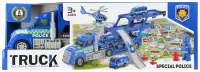 Ilustracja produktu Mega Creative Auto Ciężarowe Transporter Policyjny + Akcesoria 543854