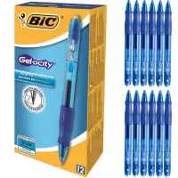 Ilustracja produktu Bic Długopis Automatyczny Gelocity Clic 12 Sztuk Niebieski 526274