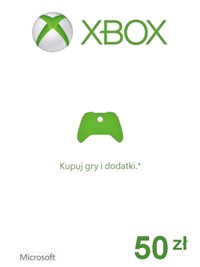 Ilustracja produktu DIGITAL Karta Przedpłacona CSV 50 PLN (klucz XBOX LIVE)