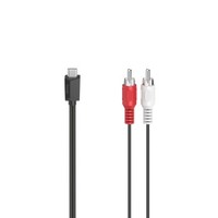 Ilustracja produktu Hama Adapter C. USB-C to RCA 1.5 m