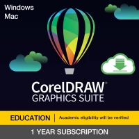 Ilustracja produktu CorelDRAW Graphics Suite EDU WIN/MAC (1 użytkownik, 12 miesięcy) - licencja elektroniczna