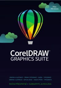 Ilustracja produktu CorelDRAW Graphics Suite WIN/MAC (1 użytkownik, 12 miesięcy) - licencja elektroniczna
