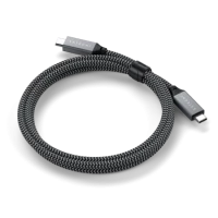 Ilustracja Satechi - Kabel USB4 - USB-C - USB-C 100W 80 cm Space Gray