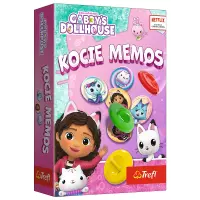 Ilustracja produktu Trefl Gra Kocie Memos Koci domek Gabi