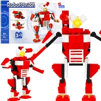 Ilustracja produktu ALLEBLOX Klocki Konstrukcyjne Robot 65el  492913