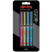 Ilustracja produktu Rotring Cienkopis Liner 4 Sztuki 663314