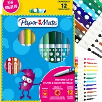 Ilustracja produktu Paper Mate Flamastry 12 Kolorów 665073
