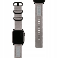Ilustracja produktu UAG Nato Strap - Materiałowy Pasek So Apple Watch 40"/38" (szary)