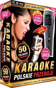 Ilustracja Karaoke Polskie Przeboje Edycja 2023 z mikrofonem