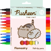 Ilustracja Bambino Flamastry Pusheen 12 Kolorów 657986