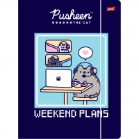 Ilustracja produktu Bambino Teczka z Gumką A4 Pusheen Granatowa 644597