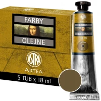 Ilustracja Astra Artea Farby Olejne 5 Tub 18ml Umbra Naturalna 83410967