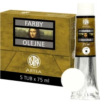 Ilustracja Astra Artea Farby Olejne 5 Tub 75ml Biel Tytanowa 83410944