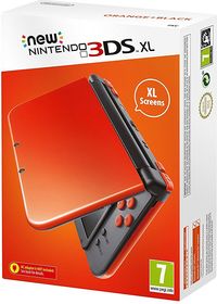 Ilustracja Konsola New Nintendo 3DS XL Orange + Black