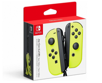 Ilustracja Nintendo Switch Kontroler Joy-Con Pair Neon Żółty