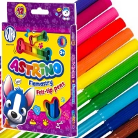 Ilustracja produktu Astra Astrino Flamastry 12 Kolorów 314121002