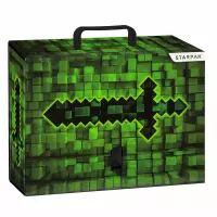 Ilustracja Starpak Teczka z Rączką A4 95mm Pixel Game 559317
