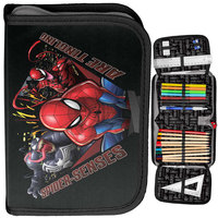 Ilustracja produktu Paso Piórnik Dwuklapkowy z Wyposażeniem Spiderman SP22NN-001