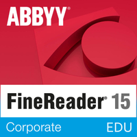 Ilustracja produktu ABBYY Finereader 15 Corporate EDU PL (wersja jednostanowiskowa) - licencja elektroniczna