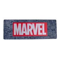 Ilustracja produktu Mata na Biurko Podkładka pod Myszkę - Marvel Logo (80 x 30 cm)