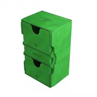 Ilustracja produktu Gamegenic: Stronghold 200+ XL Convertible - Ekskluzywne Pudełko na Karty - Green