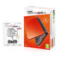 Ilustracja Nintendo New Console 3DS XL Orange/Black