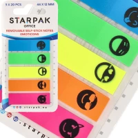 Ilustracja produktu Starpak Zakładka Indeksująca 44x12mm 5X20k Emoticon 472874