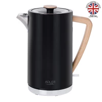 Ilustracja produktu Adler Czajnik Metalowy 1.7 L STRIX AD 1347 Black