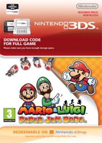 Ilustracja produktu Mario and Luigi: Paper Jam Bros (3DS DIGITAL) (Nintendo Store)