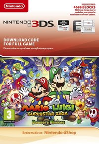 Ilustracja produktu Mario & Luigi: Superstar Saga + Bowser's Minions (3DS DIGITAL) (Nintendo Store)