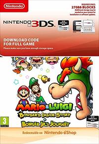 Ilustracja produktu Mario & Luigi: Bowser's Inside Story+B.Journey (3DS DIGITAL) (Nintendo Store)