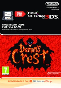 Ilustracja Demon's Crest (New Nintendo 3DS DIGITAL) (Nintendo Store)