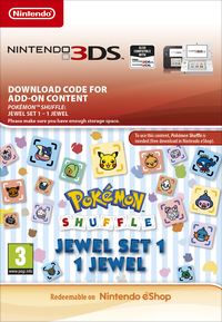Ilustracja Pokémon Shuffle: 1 Jewel (3DS) DIGITAL (Nintendo Store)