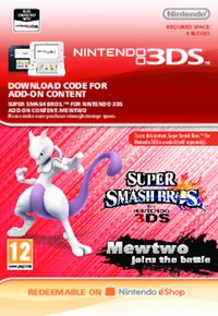 Ilustracja Super Smash Bros.: Mewtwo (3DS) DIGITAL (Nintendo Store)