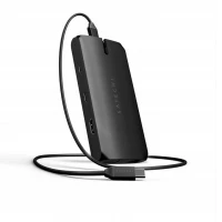 Ilustracja produktu Satechi Multiport Adapter - Kompaktowy Adapter do Urządzeń Mobilnych USB-C Black