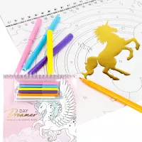 Ilustracja produktu Starpak Zestaw Kreatywny Notes Jednorożec 497701