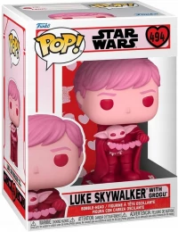 Ilustracja produktu FUNKO POP! Gwiezdne Wojny Luke Skywalker z Grogu - Edycja Walentynkowa
