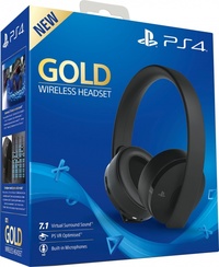 Ilustracja Sony Słuchawki Bezprzewodowe Gold Wireless Stereo Headset PS4