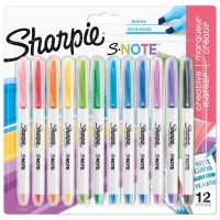 Ilustracja Sharpie Markery S-Note 12 szt 2138233