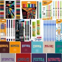 Ilustracja produktu BIC Wyprawka Szkolna + Interdruk 10 Zeszytów Tematycznych Gratis