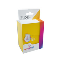 Ilustracja produktu Gamegenic: Deck Holder 80+ - Yellow - Pudełko na Karty