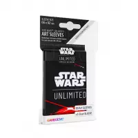 Ilustracja produktu Gamegenic: Star Wars Unlimited - Art Sleeves - Koszulki na Karty - Space Red