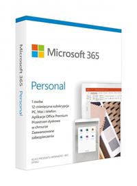 Ilustracja produktu Microsoft Office 365 Personal PL Subskrypcja 1 Rok / 1 Użytkownik / 5 Stanowisk WIN/MAC