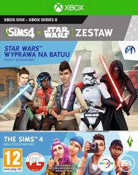 Ilustracja The Sims 4 + The Sims 4 Star Wars : Wyprawa na Batuu (pakiet rozgrywki) PL (Xbox One)